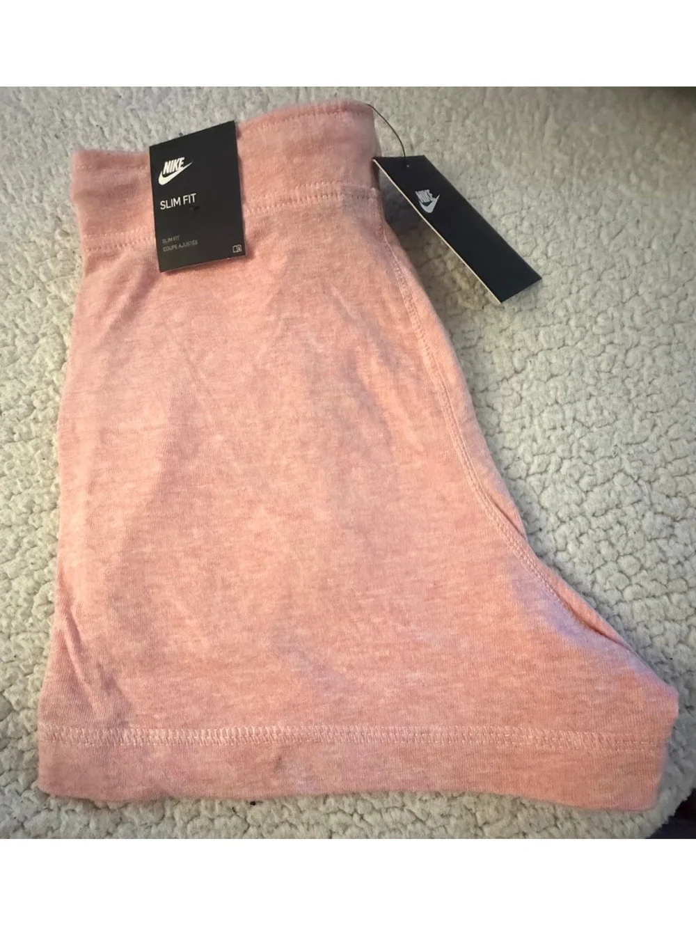 Nike Sportswear Gym  Women’s Shorts XS Pink White NWT